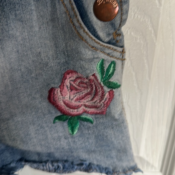 BE JEANS | Cut off Denim romper - Picture 3 of 4